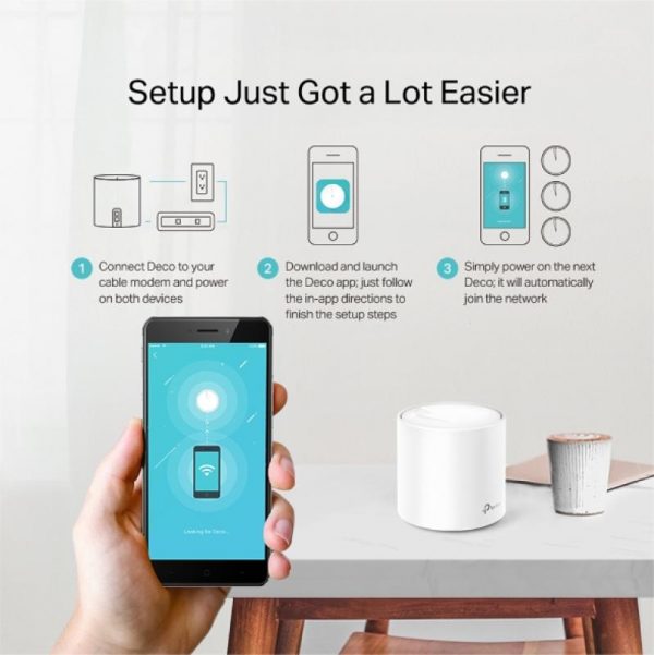 TP-Link AX1800 whole home mesh Wi-Fi 6 System, Deco X20(2-pack); - imagine 8