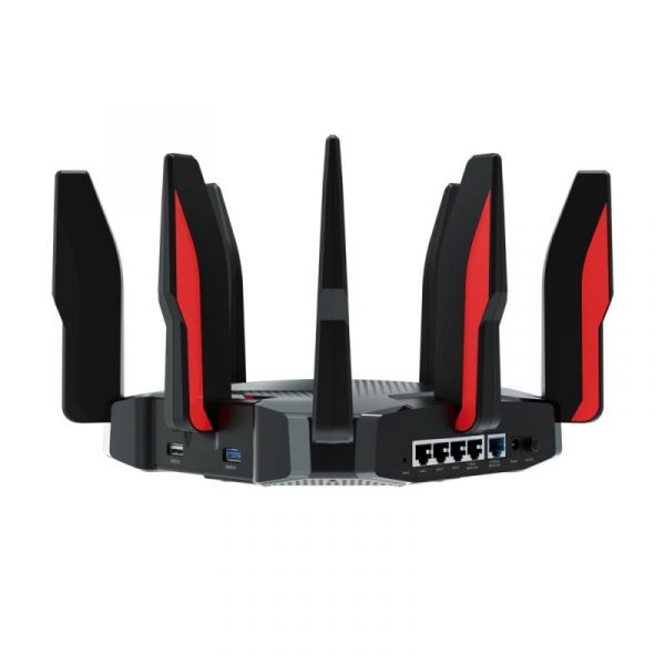 Router gaming Wi-Fi 6 Tri-Band Gigabit AX6600 cu Tehnologie OneMesh, - imagine 6