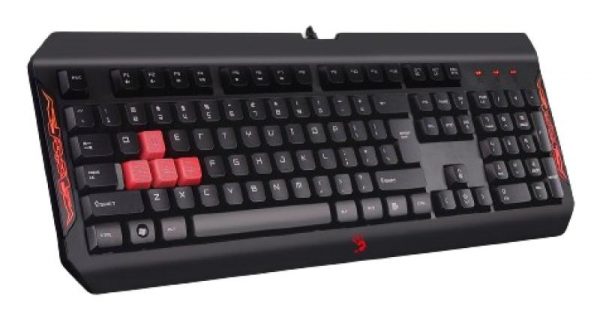 Tastatura A4Tech Bloody Q100 cu fir, US layout, neagra - imagine 8