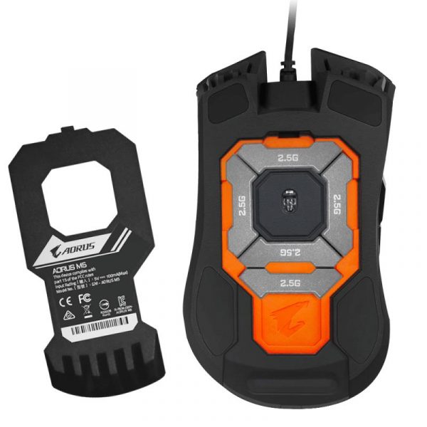 Mouse Gaming GIGABYTE AORUS M5 50~16000dpi with 50dpi increments (Default: - imagine 12