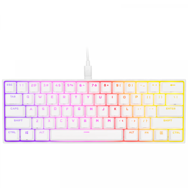 CORSAIR K65 MINI 60% mecanica, alb  Full Key (NKRO) - imagine 6