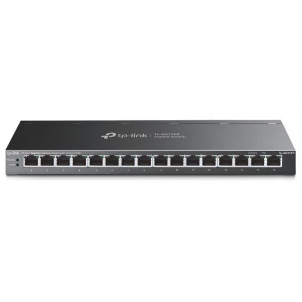 "16-Port Gigabit Desktop Switch with 16-Port PoE+ PORT: 16× Gigabit - imagine 5