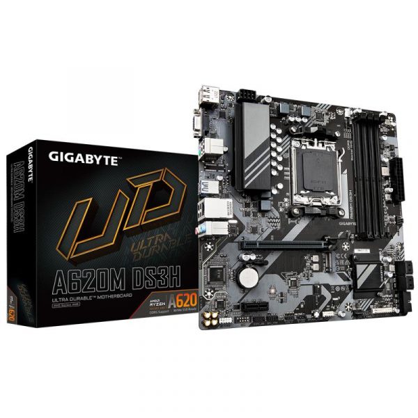 Placa de baza Gigabyte A620M DS3H (rev. 1.0) AM5 - imagine 5