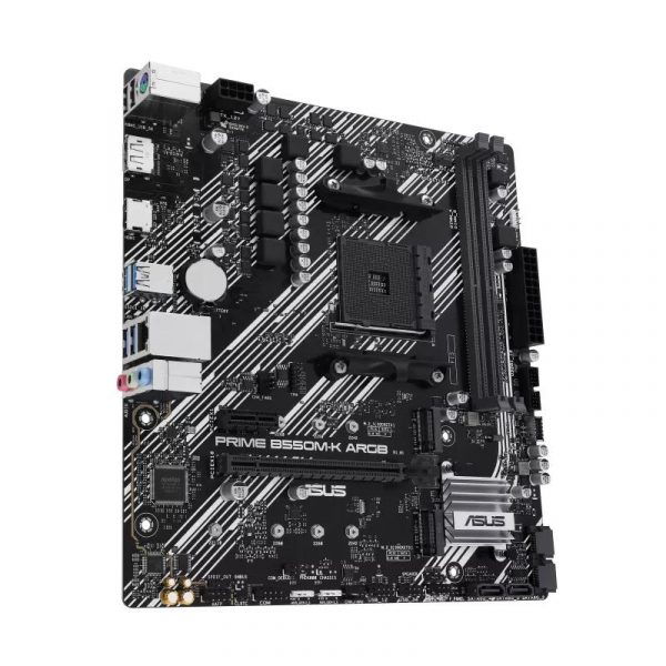 Placa de Baza ASUS PRIME B550M-K ARGB AM4, 2x DDR4, - imagine 5