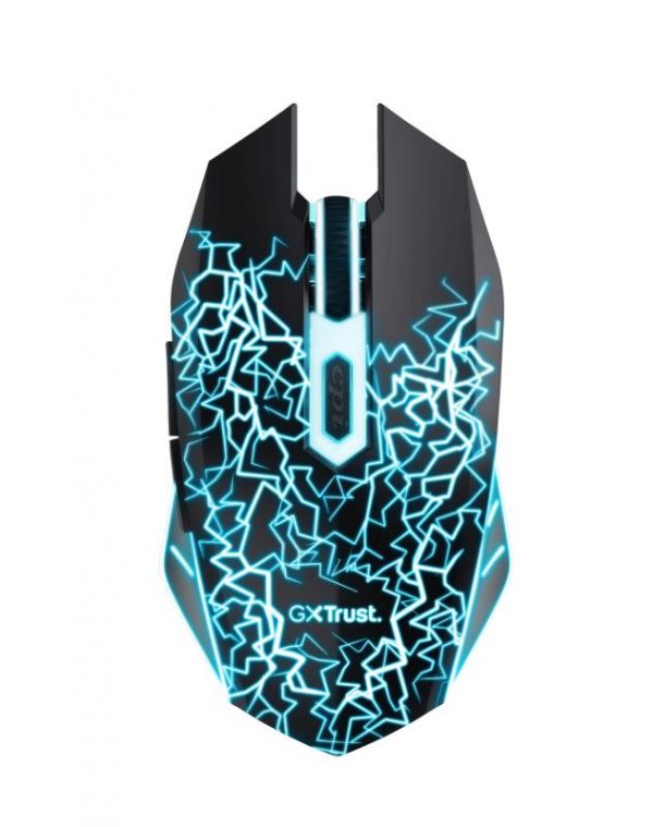 Mouse Trust Basics gaming wireless, 2000 DPI, negru - imagine 7