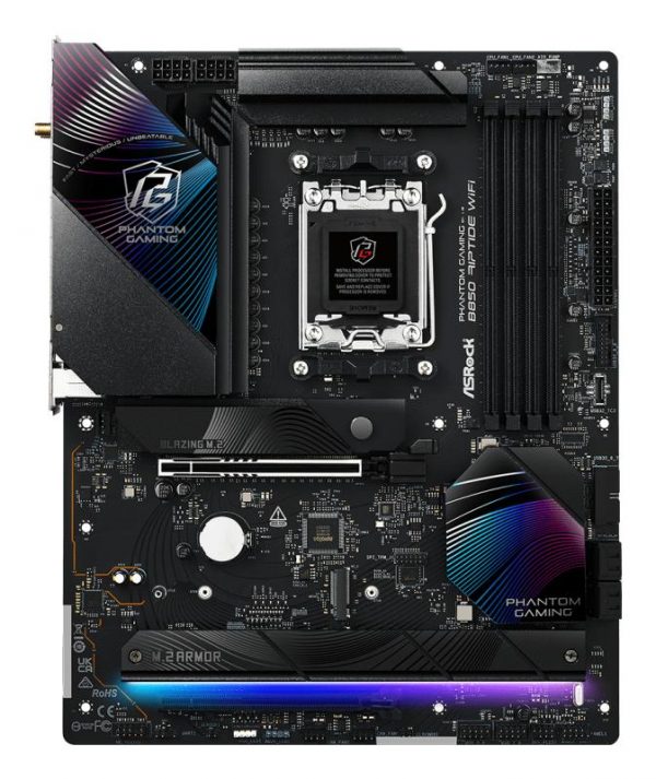 Placa de Baza ASROCK PHANTOM GAMING B850 RIPTIDE WIFI AM5 - imagine 9