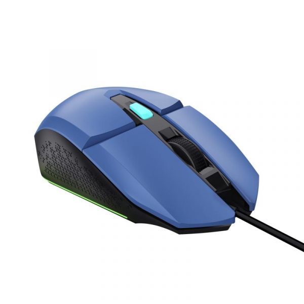Mouse Trust GXT110W Felox cu fir 400 DPI, albastru - imagine 8