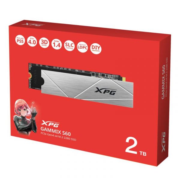 SSD Adata XPG Gammix S60 HeatSink 2TB PCI Express 4.0 - imagine 12