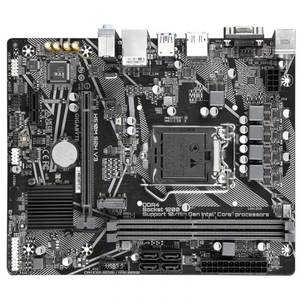 Placa de baza Gigabyte H510M S2H V3 LGA 1200 - imagine 8