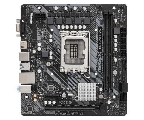 Placa de baza Asrock H610M-HVS D4, LGA 1700 - imagine 8