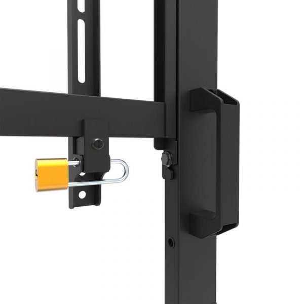 Stand podea mobil/fix Neomounts FL50-575BL1; pentru display-uri cu diagonale 65"-110", - imagine 13