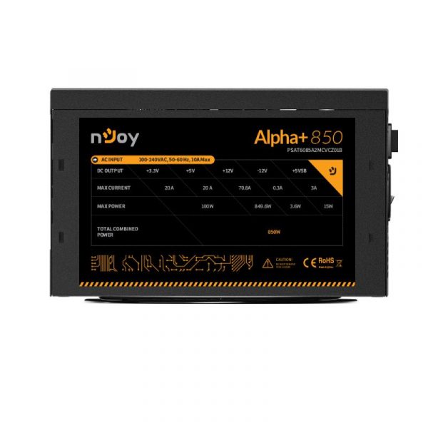 Sursa NJOY ALPHA+ 850W 80+ GOLD - imagine 10
