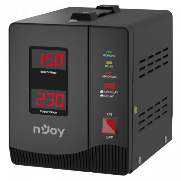 Stabilizator tensiune nJoy 2000VA Alvis, 1200W, 2x Schuko - imagine 4