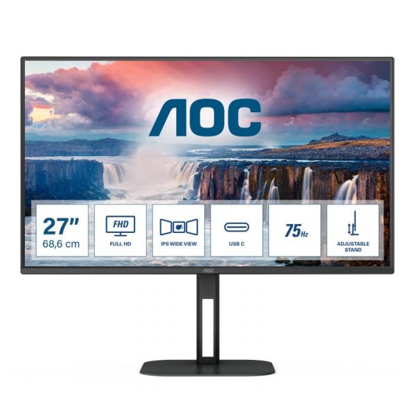 Monitor AOC 27" 27V5CE/BK - imagine 4