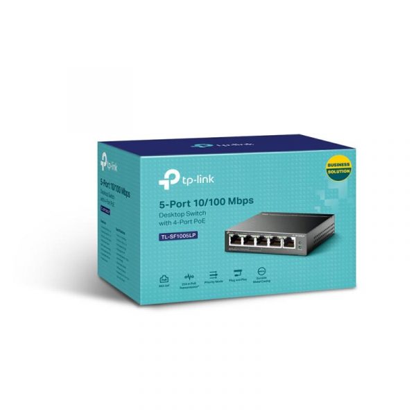 Switch TP-LINK TL-SF1005LP, 5 Port, 10/100 Mbps - imagine 6