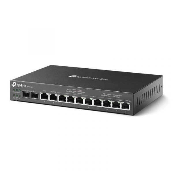 "Omada Gigabit VPN Router with PoE+ Ports and Controller Ability - imagine 8