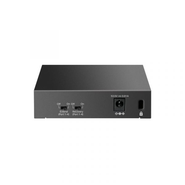 "5-Port 10/100 Mbps Desktop Switch with 4-Port PoE PORT: 4× - imagine 8