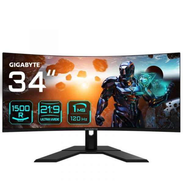 Gigabyte Monitor Gaming 34" GS34WQC, Non-glare, Rezolutie: 3440 x 1440 - imagine 4