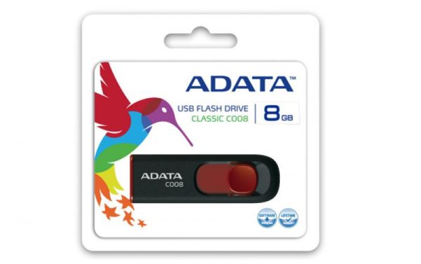 Memorie USB Flash Drive Adata C008, 8GB, USB 2.0, negru - imagine 4
