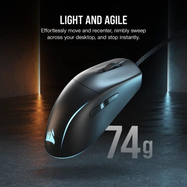Mouse Gaming CORSAIR M75 LIGHTWEIGHT NEGRU - imagine 8