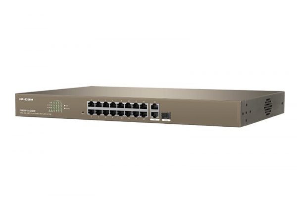 IP-COM switch F1218P-16-250W, 16-Port 10/100Mbps + 2 Gigabit + 1 - imagine 6