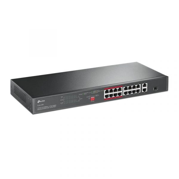 Switch TP-Link TL-SL1218P, 16 port, 10/100/1000 Mbps - imagine 5