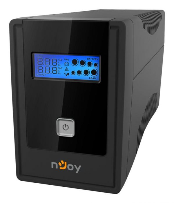 UPS nJoy Cadu 850, 850VA/480W, Afisaj LCD cu ecran tactil, - imagine 5