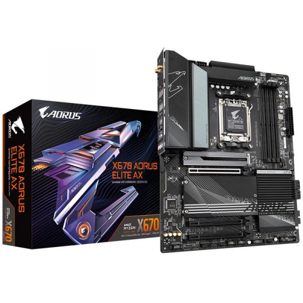 Placa de baza Gigabyte X670 AORUS ELITE AX AM5 - imagine 7