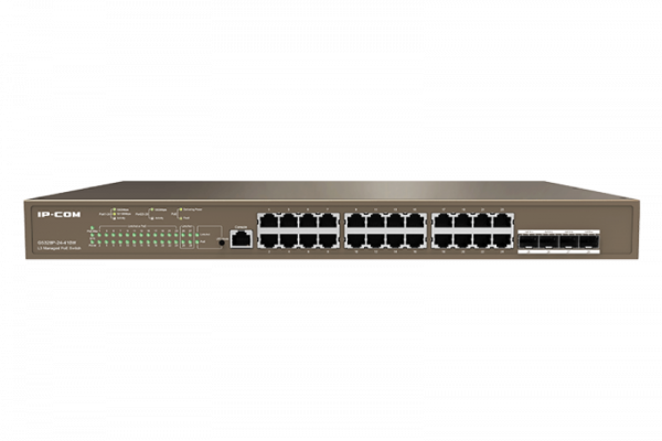IP-COM switch G5328P-24-410W, 24-Port Gigabit Ethernet managed L3 POE switch,; - imagine 3