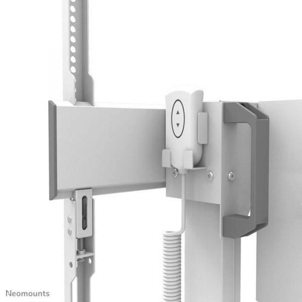 Stand mobil motorizat Neomounts by Newstar, 37"-100", 110 kg, VESA 800x600, alb - imagine 15