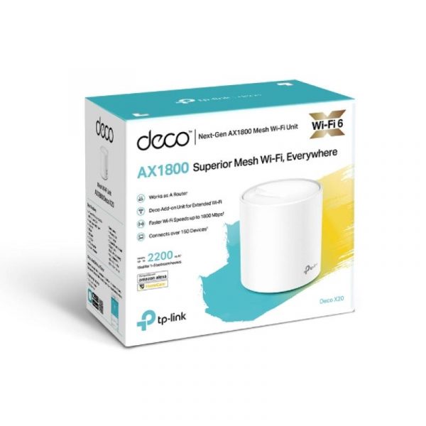 Router Wireless TP-LINK Deco X20, AX1800, Wi-Fi 6, Dual-Band, Gigabit - imagine 5