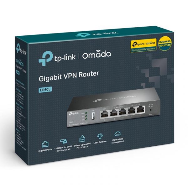 "Omada Gigabit VPN Router PORT: 1× Gigabit RJ45 WAN Port, - imagine 12