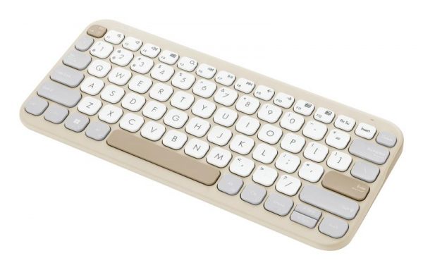 Tastatura wireless ASUS KW100, Culoare: Oat Milk, Greutate: 0.374 ASUS - imagine 10
