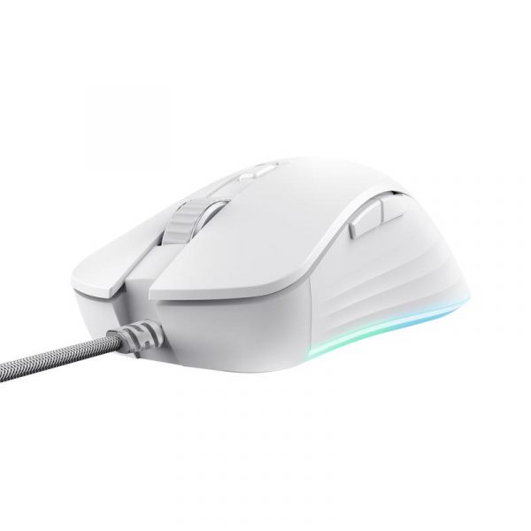 Mouse Trust GXT924W YBAR+ 25600 DPI, alb - imagine 7