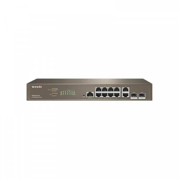 Switch Tenda TEG5312F, 12 port, 10/100/1000 Mbps - imagine 4