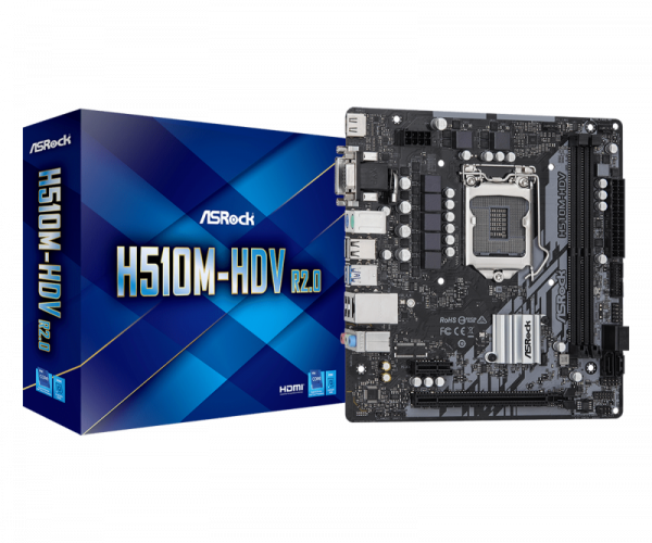 Placa de baza Asrock H510M-HDV R2.0 LGA 1200 - imagine 6