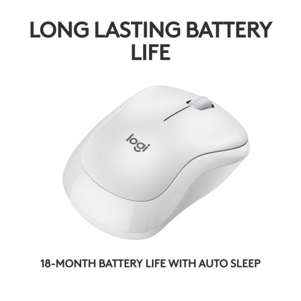 Mouse Logitech MK240 Silent Wireless, optic, interfata Bluetooth, rezolutie 1000 - imagine 10