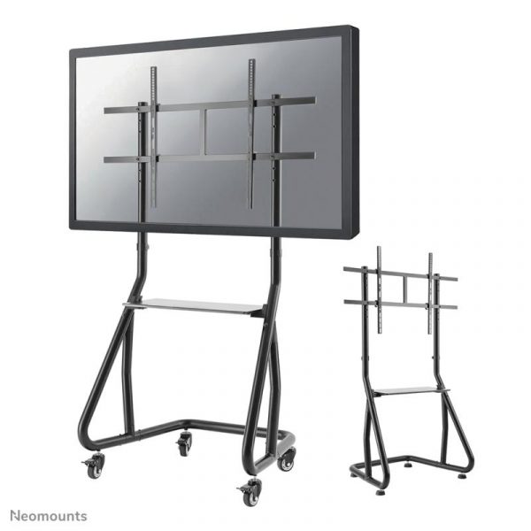 Stand podea mobil/fix Neomounts NS-M3800BLACK; pentru display-uri cu diagonale 60"-100", - imagine 4