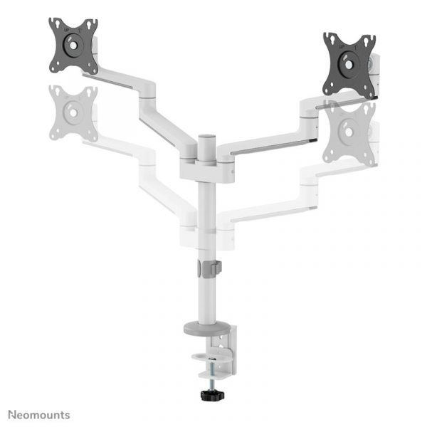 Brat dublu monitor Neomounts DS60-425WH2; pentru display-uri cu diagonale 17"-27", - imagine 11