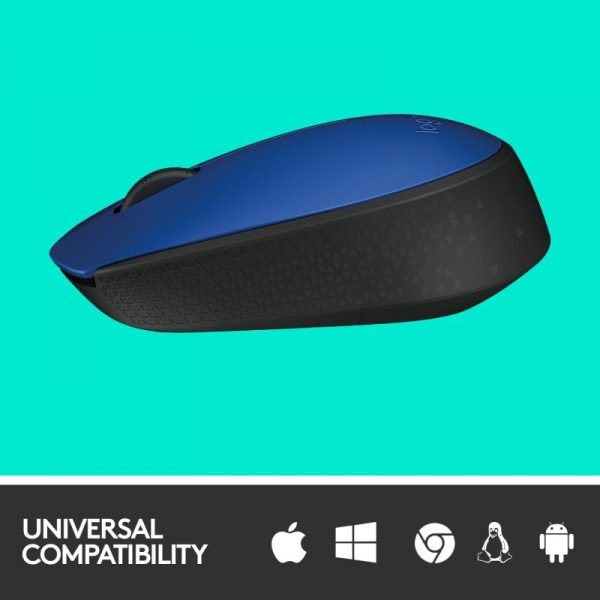 Mouse Logitech M171, wireless, rezolutie 1000 DPI, albastru - imagine 10