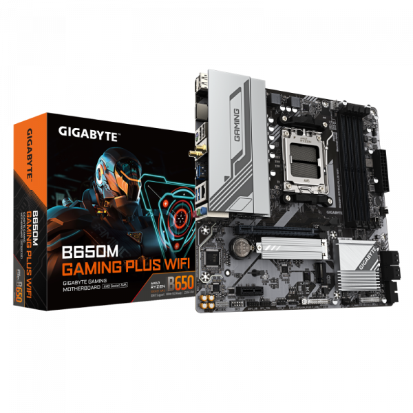 Placa de Baza GIGABYTE B650M GAMING PLUS WIFI AM5, 4x