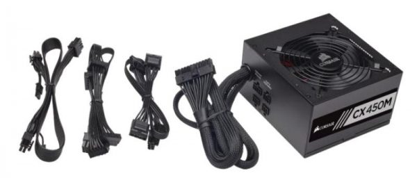 Sursa Corsair CX-M Series CX450M, semi-modulara, 80 Plus Bronze, 450W - imagine 10