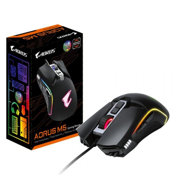 Mouse Gaming GIGABYTE AORUS M5 50~16000dpi with 50dpi increments (Default: - imagine 13