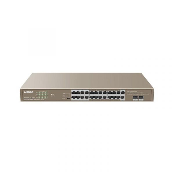 Switch Tenda TEG1126P-24-410W, 24 port, 10/100/1000 Mbps - imagine 3