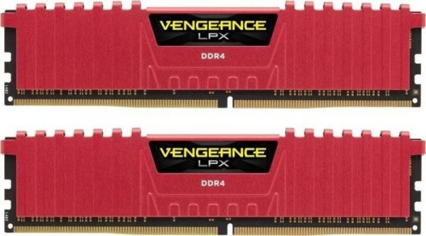 Memorie RAM Corsair Vengeance LPX Red, DIMM, DDR4, 8GB (2x4GB), - imagine 4