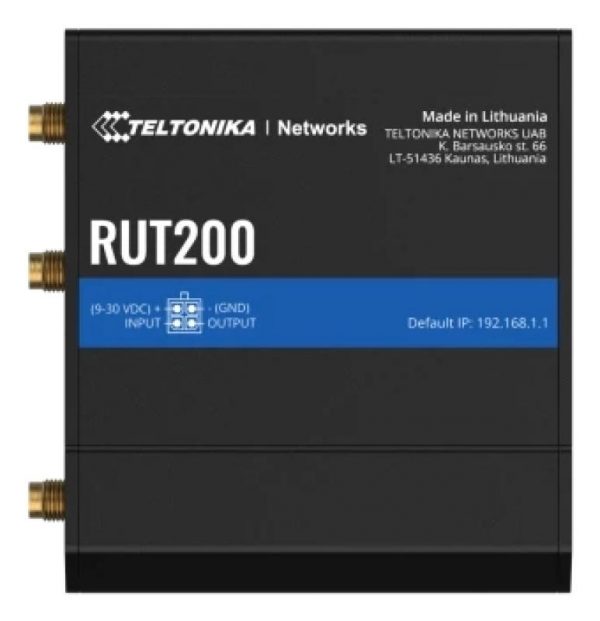 TELTONIKA INDUSTRIAL CELLULAR ROUTER RUT200 4G (LTE) – Cat 4 - imagine 6