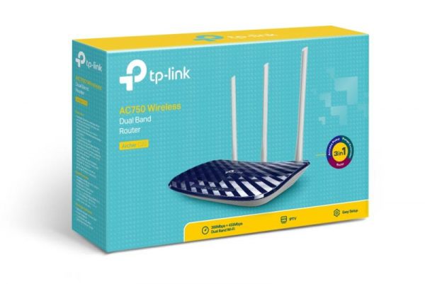 Router wireless TP-LINK Archer C20, AC750, WiFI 5, Dual-Band - imagine 9