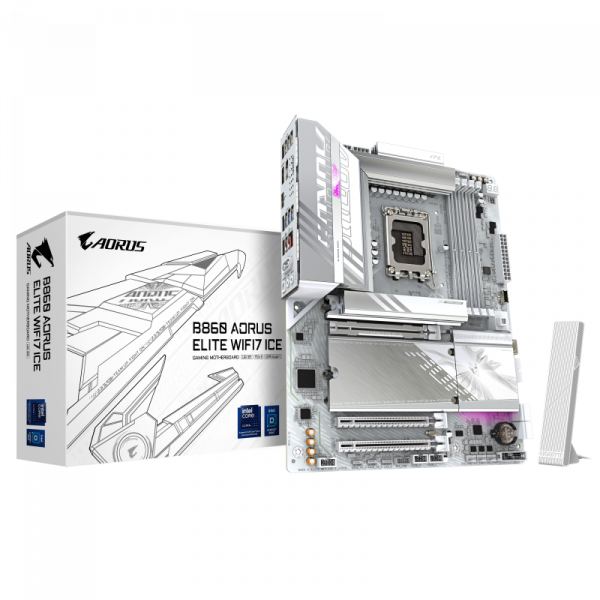 Placa de Baza GIGABYTE B860 AORUS ELITE WIFI7 ICE LGA1851 - imagine 8
