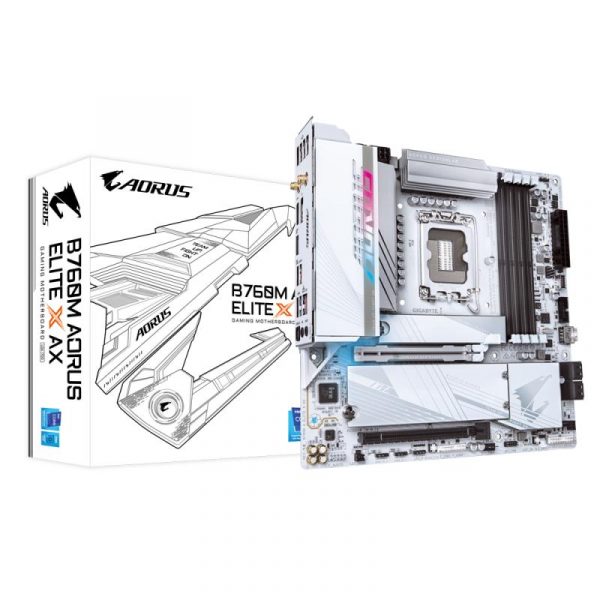 Placa de baza GIGABYTE B760M AORUS ELITE X AX LGA1700 - imagine 7