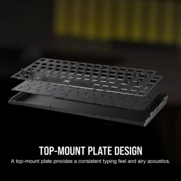Tastatura Gaming CORSAIR K65 PLUS WIRELESS RGB 75% Mecanica - imagine 18